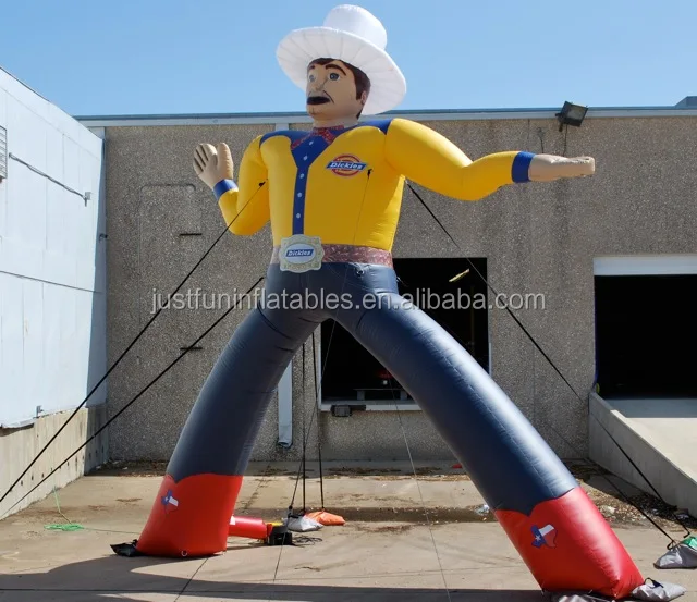 inflatable man advertising