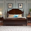 luxury comfortable western style 1900mm wooden make love bed
