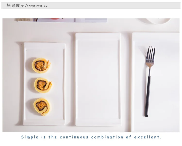 Porzellan Geschirr White Unique Porcelain Dinner Plate Set