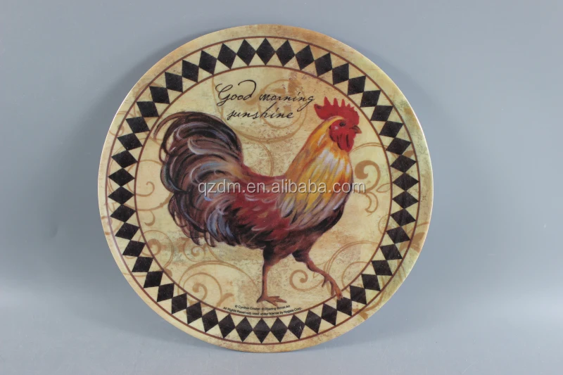 melamine dinner ware sets cock printing
