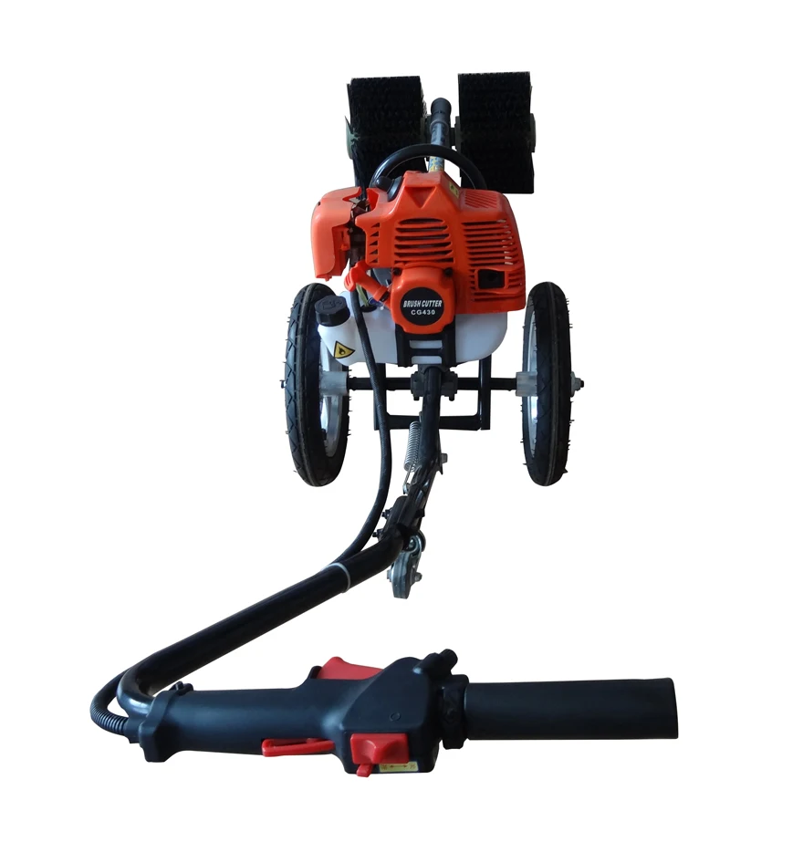 Super September Handpush Gasoline 52cc Brush Cutter With Wheels Buy Manual Brush Cutter