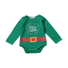 Christmas New Born Baby Boutique Wholesale Autumn Winter Baby Romper
