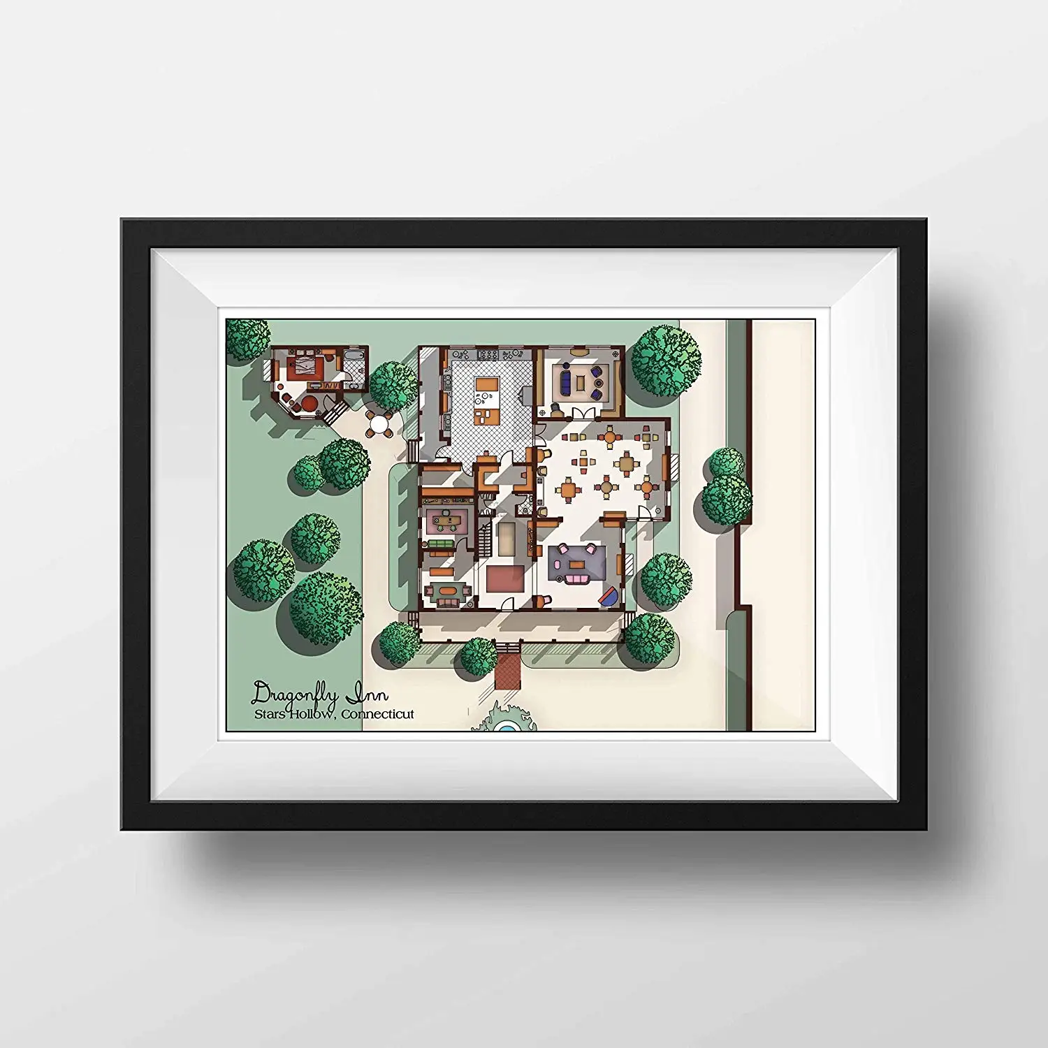 Gilmore S Dragonfly Inn Phone Case For Iphone 6 In Gilmore S Dragonfly Inn Floor Plan Tv Show Layout