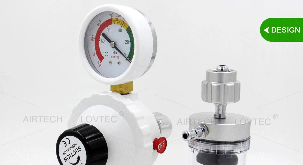 Airtech Wall Mounted Hospital Vacuum Regulator With Suction Jar Buy Vacuum Regulator,Wall