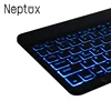 7 Colors Backlit OEM language arabic russian english wireless mini wireless keyboard