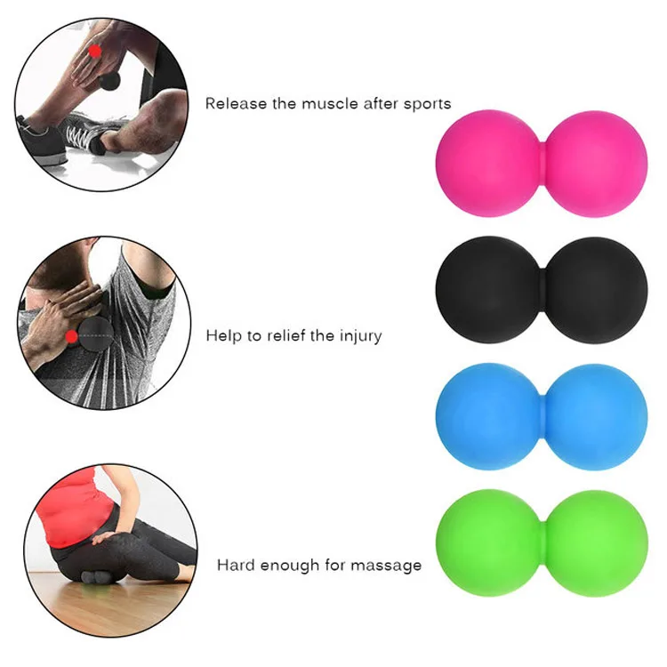 Double Exercises Silicone Peanut Massage Ball Buy Peanut Massage Ball 