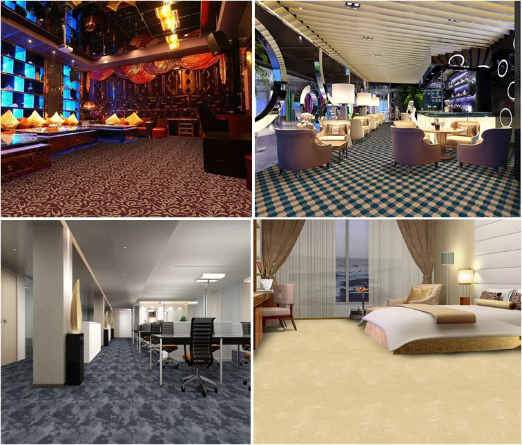 Guangzhou Tufted Broadloom Carpets For Hotels