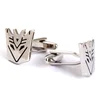 Copper Alloy Transformers Superhero Silver Cufflinks for Mens