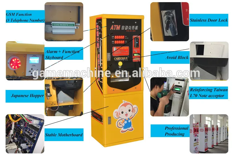 Single Bill Acceptor And Hopper Bill Changer Machine Token Changer Coin Changer Machine Buy
