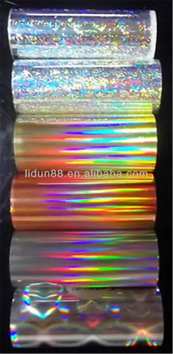 Color electrochemical aluminum hot stamping paper, electrochemical aluminum hot stamping foil, hot stamping is appropriate