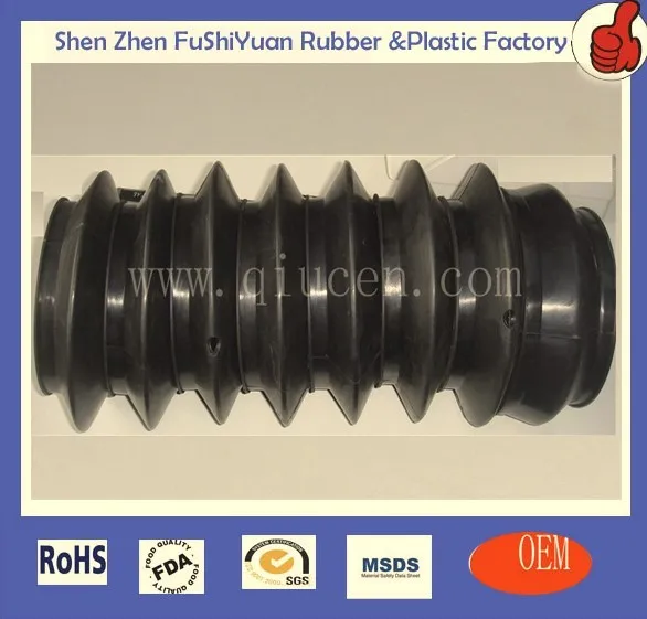 Flexible Ptfe/pvc/plastic/rubber Bellows Tube Rubber Protective Sleeve