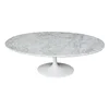 High Quality Oval Marble Table with Fiberglass oval table base