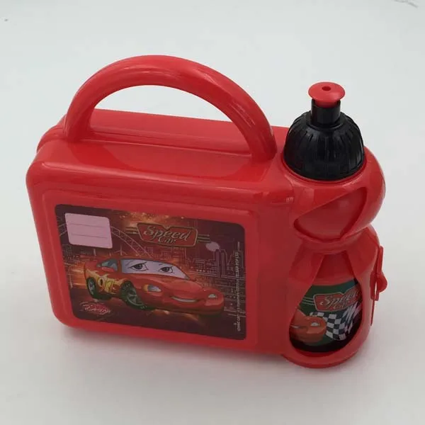 children's lunch box with bottle holder