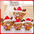 2016 Free shipping Cartoon Q version of Christmas deer plush toy doll Christmas present Stuffed Plush
