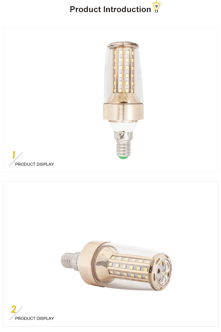 New Products High Bright 175 - 235V LED Candle Lamp