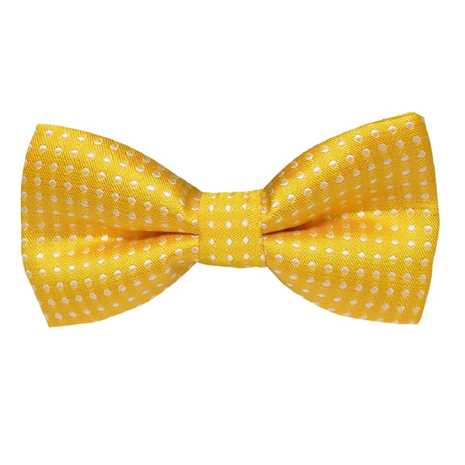 ST34 Brand New Navy Blue and Beige Polka dots Tuxedo Bow ties for Men Bow tie and Pocket square SET BB-883