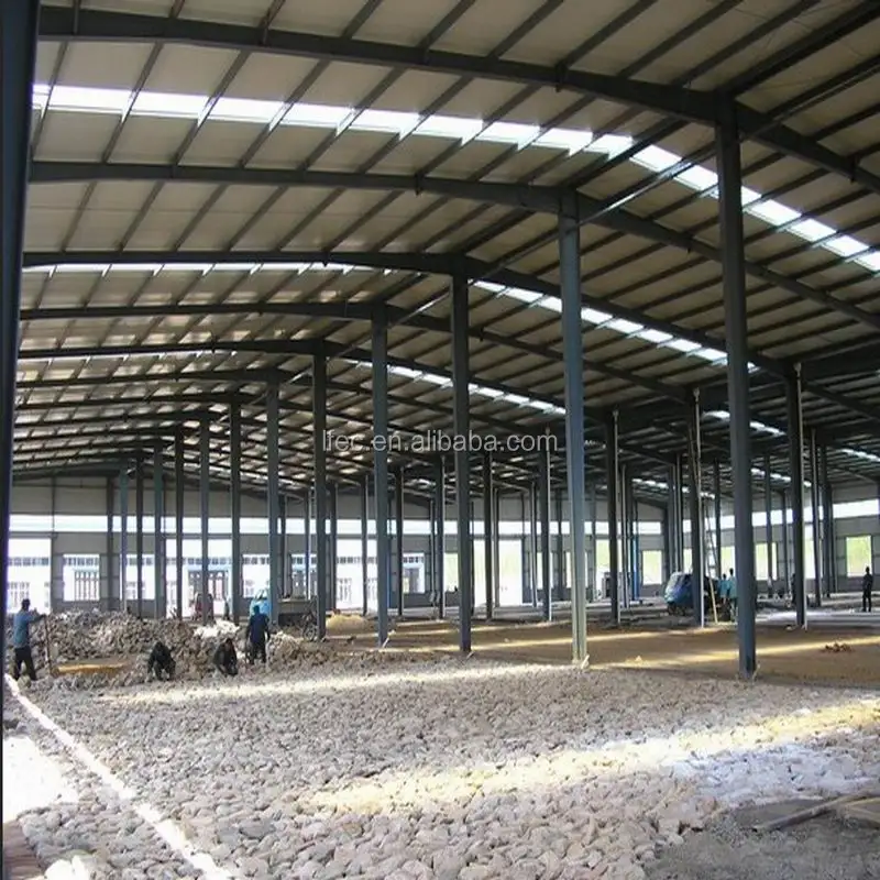 High Security Steel Structure Prefab Factory Building