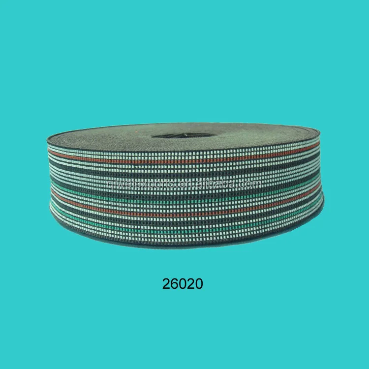 No.26020 elastic tapes,sofa belts,elastic belts,sofa elastic webbings
