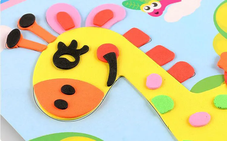Hot Sale Kids Diy Eva Foam Sponge Sticker Mosaic Sticker Drawing Craft Buy Craft For Kids Eva Foamy Crafts Kids Handwork Crafts Product On Alibaba Com
