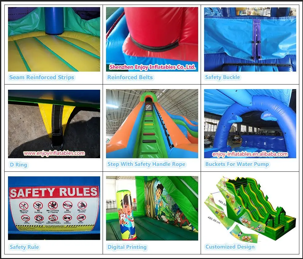 hot sale gigantic Safari Challenge inflatable obstacle, obstacle course kids, obstacle course supplies