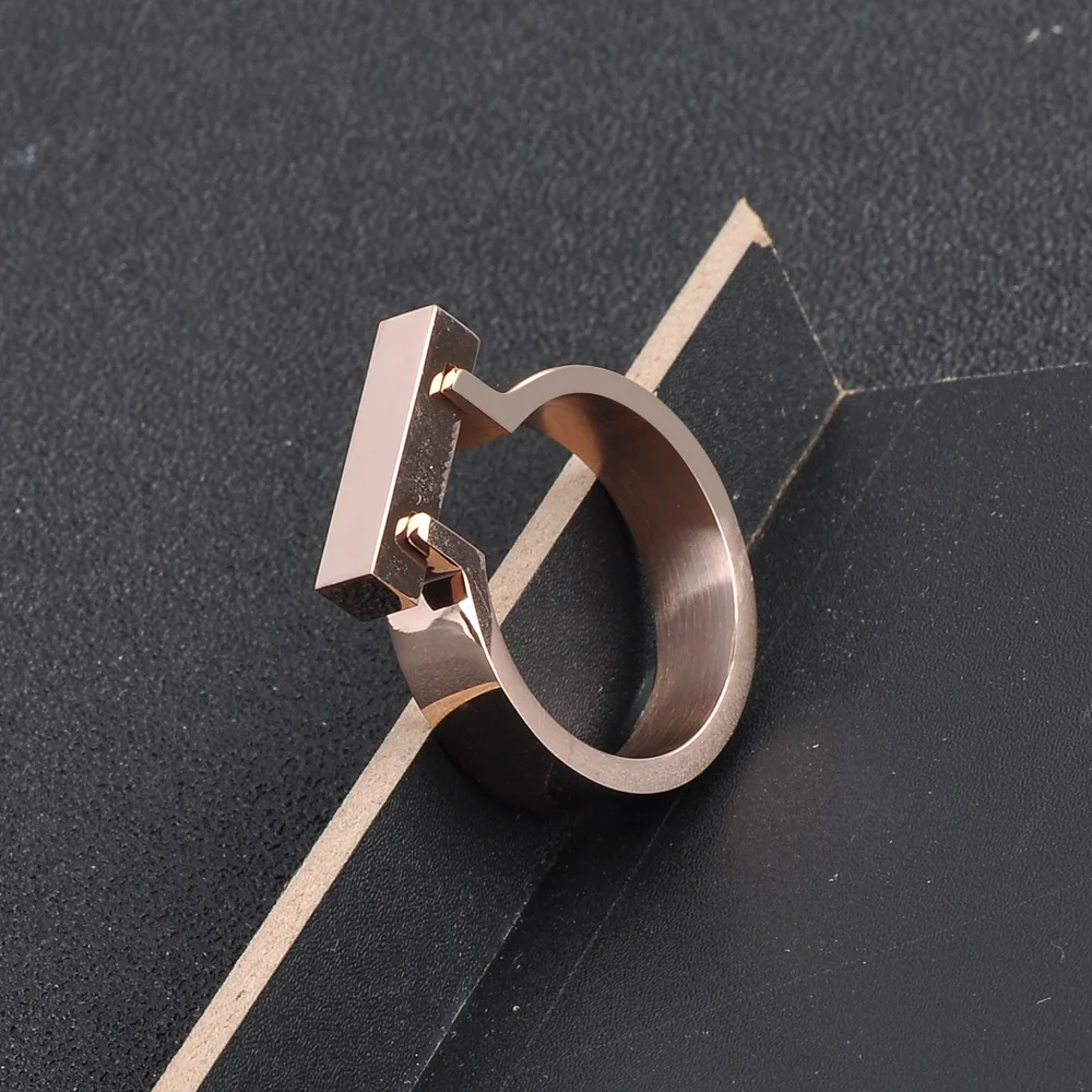 Wholesale Stainless Steel Engraved Gold Ring Name Designs