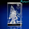 Sports Team Logo Crystal Small Cube For Sports Meeting Souvenir
