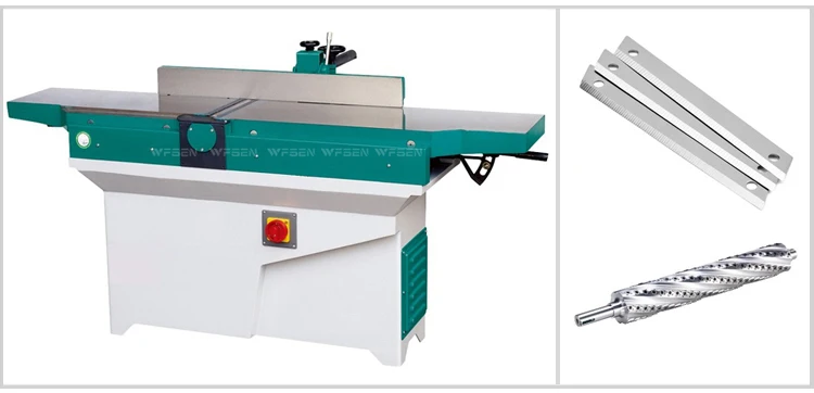 Woodworking combination wood single double surface jointer planer machine