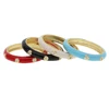 2018 elegance fashion european women jewelry round engagement circle band various color enamel ring