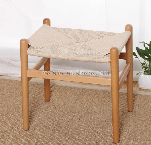 Beech Wood Rattan Seat Low Stool Buy Wood Hans Stool Wood Shoes