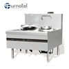 Chinese Single Open Burner Cooker Range Gas Wok Stove Burner with Water Warmer and Faucet