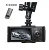 Hot Sale 2.7 Inch Dual Camera R300 Manual Car Camera HD DVR X3000 GPS