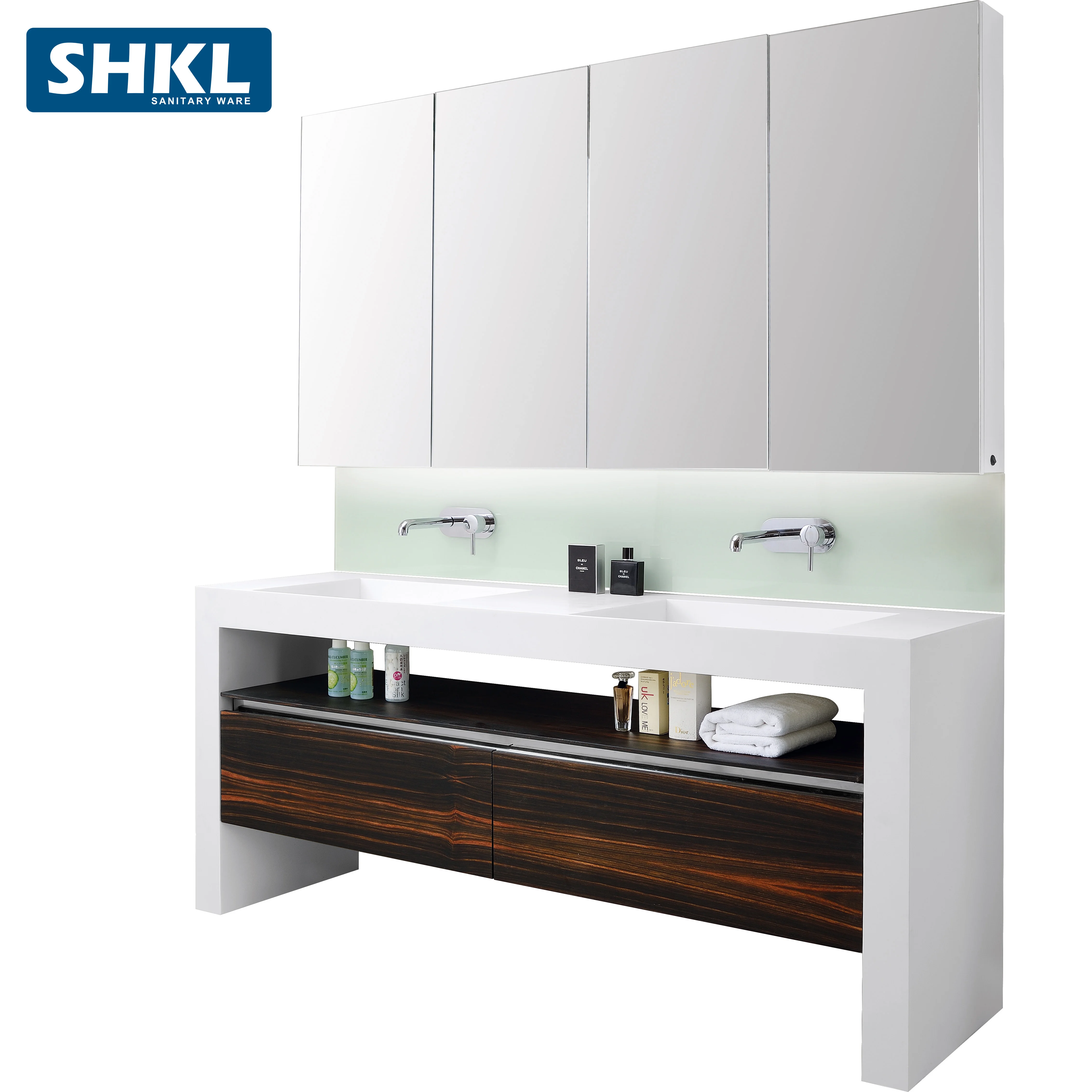 SHKL Modern mirrored cabinet bathroom vanity manufacturer
