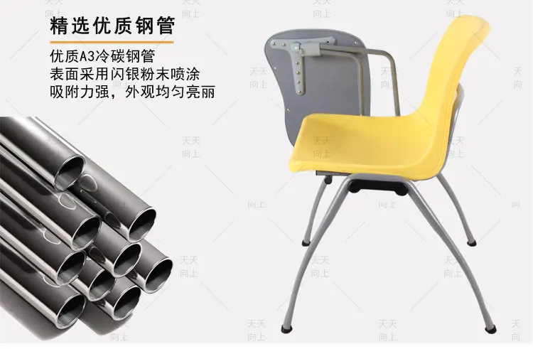 School Chairs with Foldable Tablet Writing Stackable Study Chair Desks Classroom Malaysia Product China