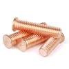 factory stock steel copper plated sport welding stud weld screw
