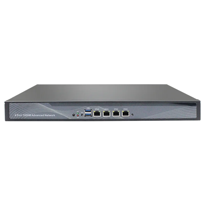 1U Rackmount 4 LAN Network Appliance Celeron J1900 Quad Core top internet network security the best firewall hardware products