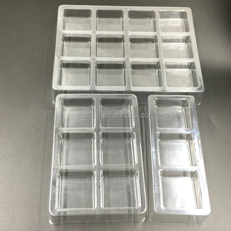 Chocolate Thermoformed Blister Candy Packing Box Plastic Insert Tray