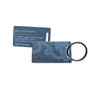 Sequency embossed number plastic chain key tag