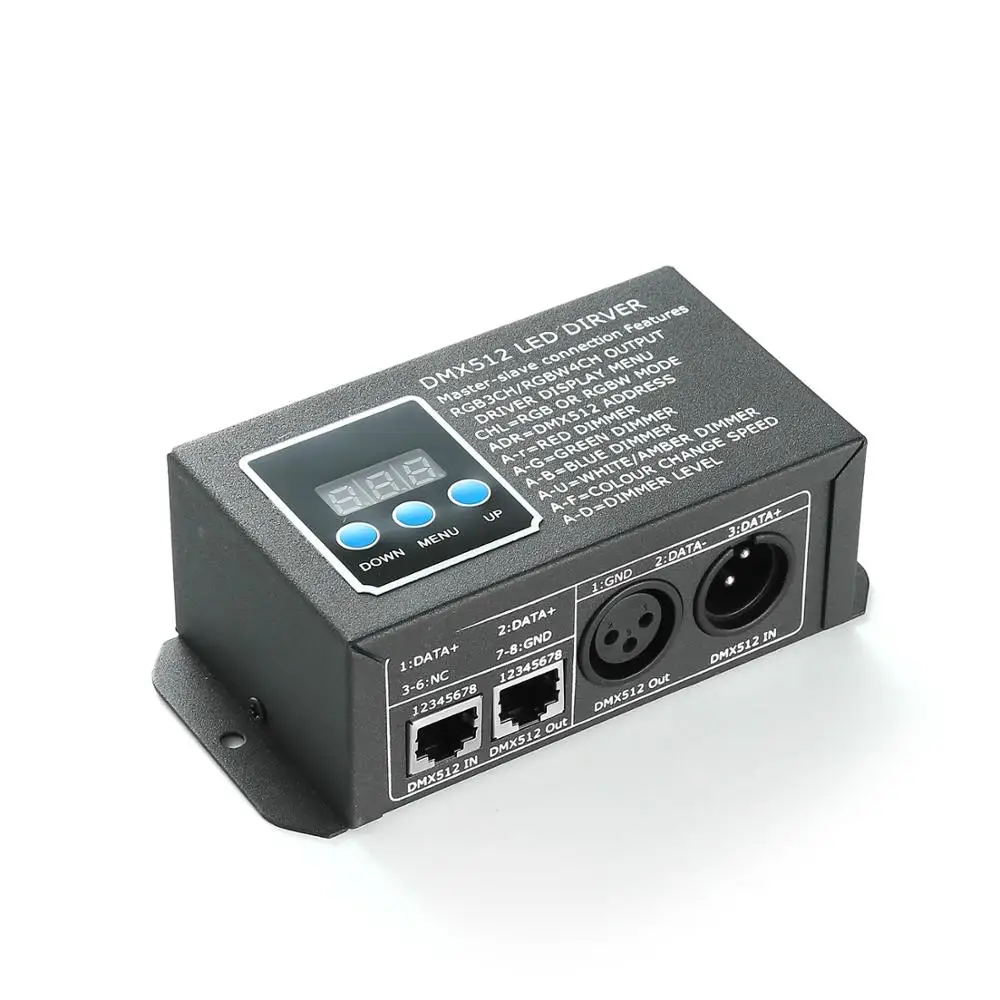 New Wireless Dmx512 Decoder Led Rgbw Dmx Controller For All Led Strip ...
