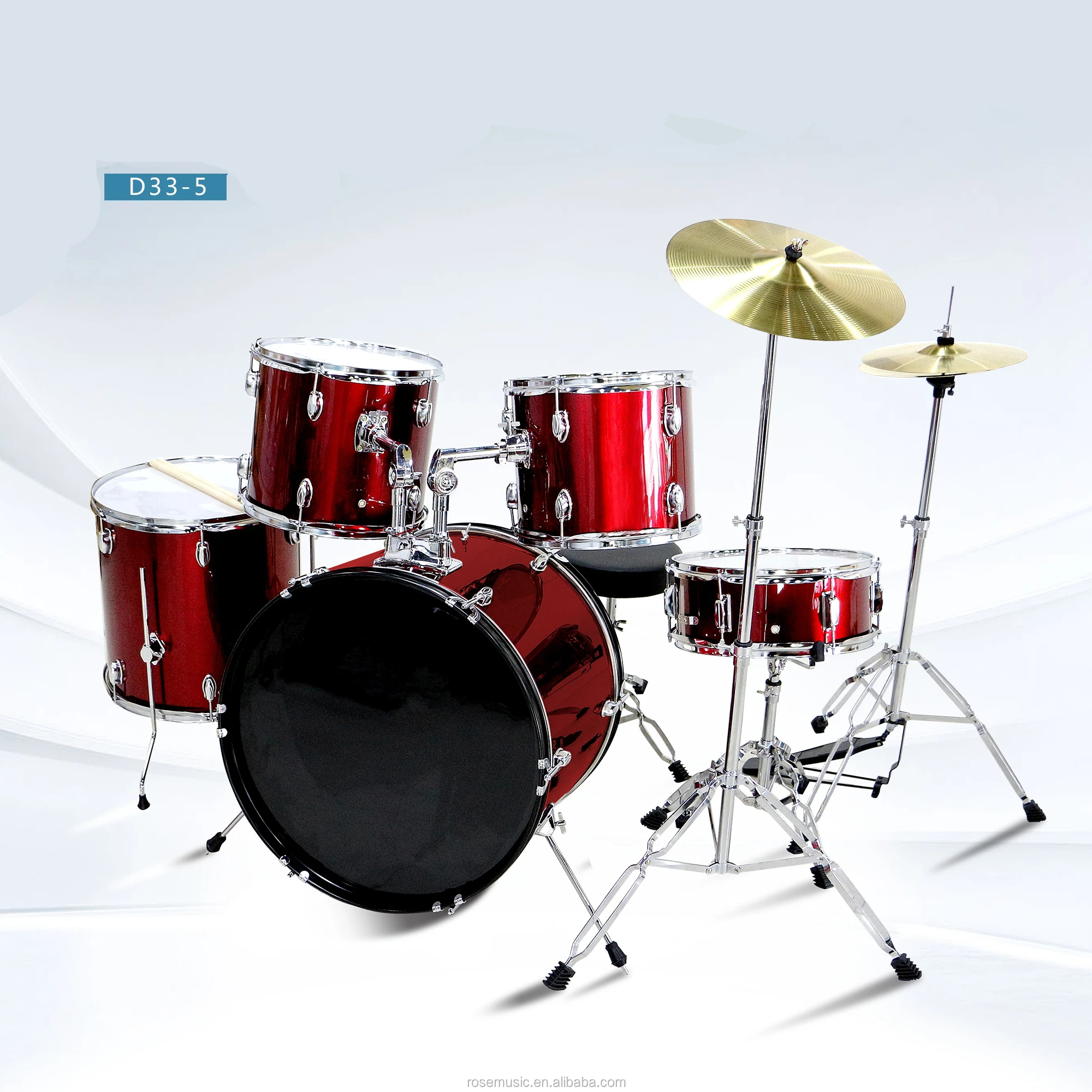 High Quality The Lowest Price Jazz Drum Set With Drum Stool,Drum Sticks Buy Deviser Drum Set,5