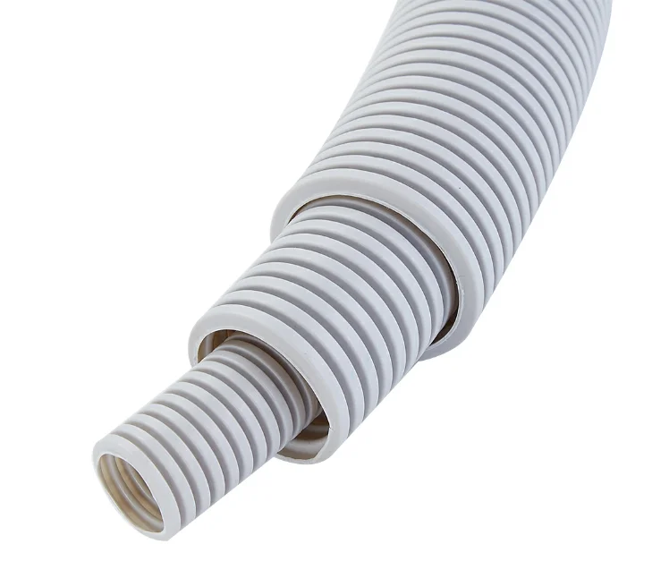 UVProtected Electrical Cable Corrugated Conduit Grey PVC 20mm