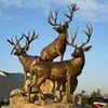 Garden Cast Bronze Life Size Elk Deer Statue