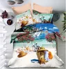 wholesale 100% cotton reactive printed lotus and leopard print roses duvet cover flat sheet fitted sheet pillowcase bedding set