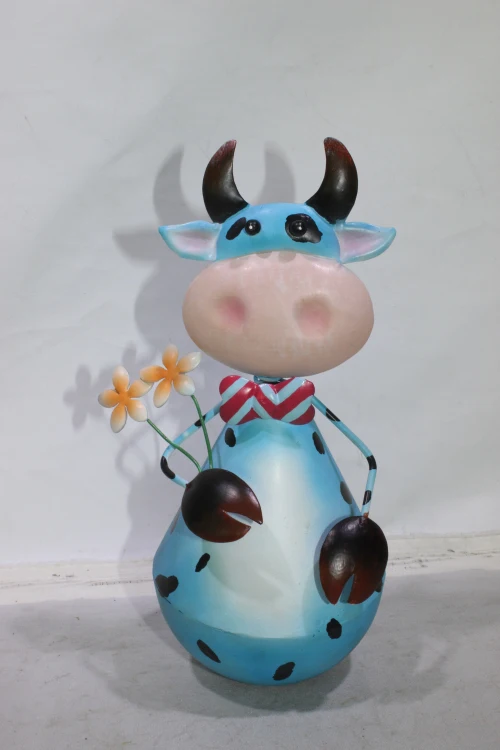 metal cow garden ornaments