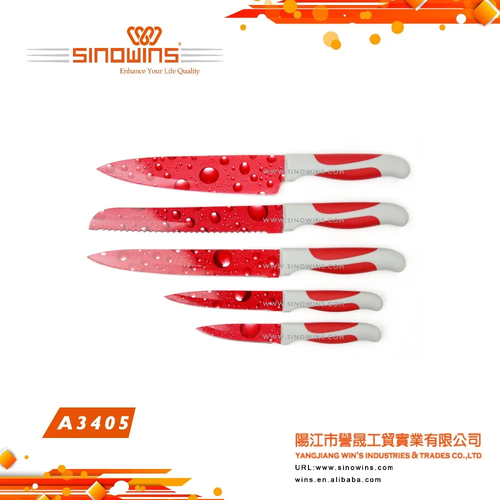 5 pcs kitchen knife set