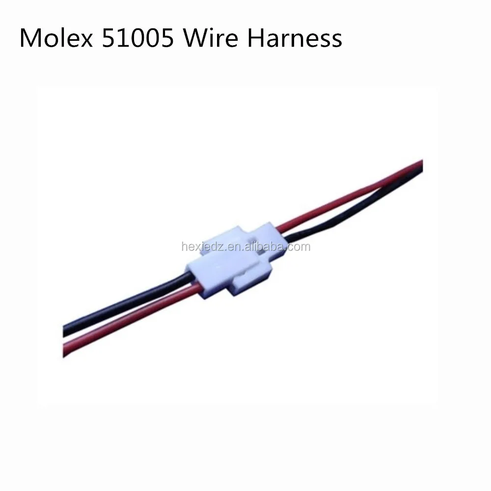 51005 51006 2.0 mm 3-Pin Mâle Connecteur Femelle Plug Wire Adaptateur 150 mm plomb X 10