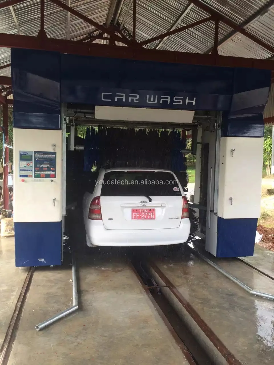 car wash, YOUDA automatic roll over car wash machine with 5 brushes