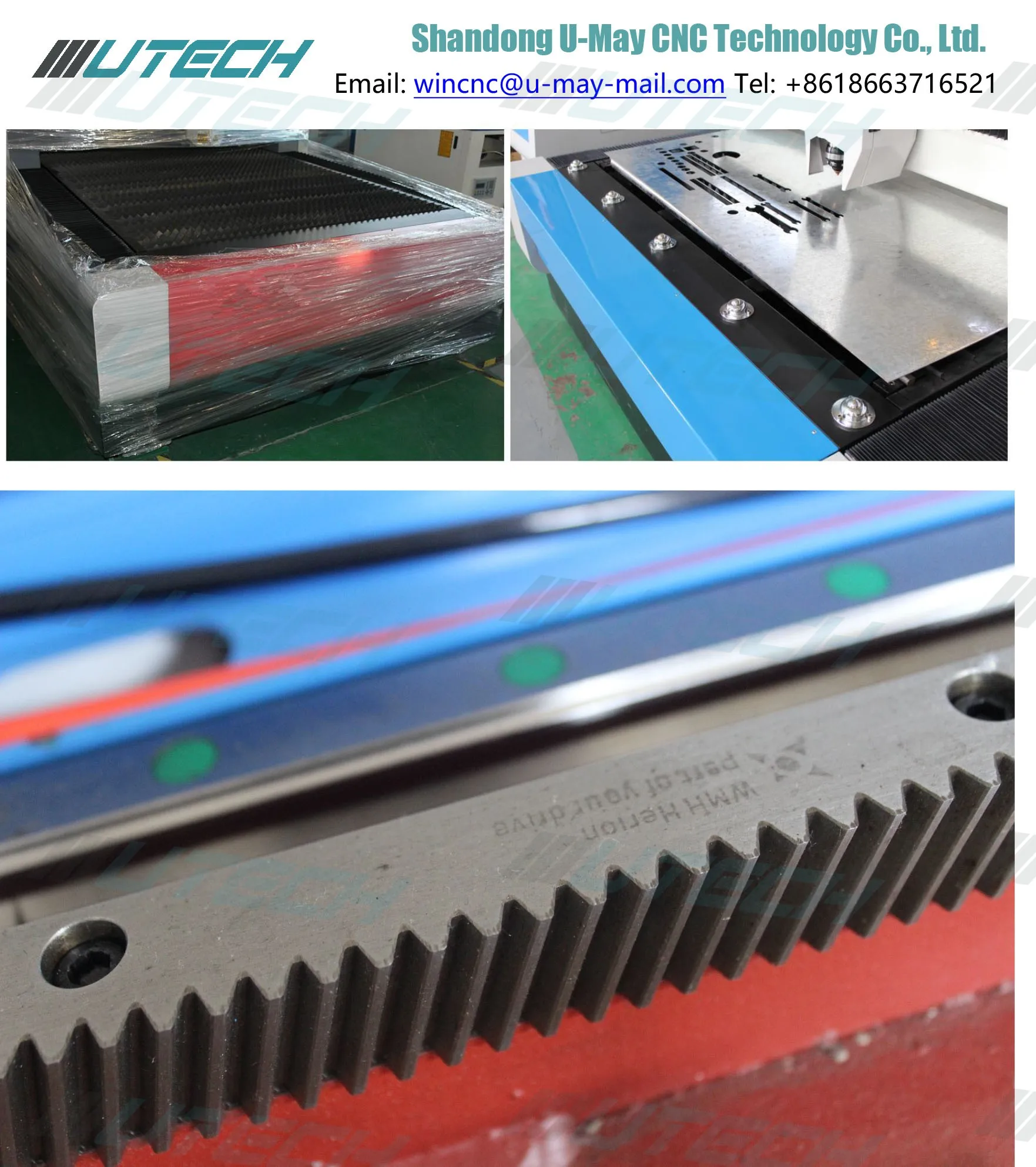 Low cost metal fiber laser cut machine for engineering machinery 1530