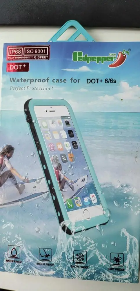 high quality 360 degree full transparent tpu water proof phone