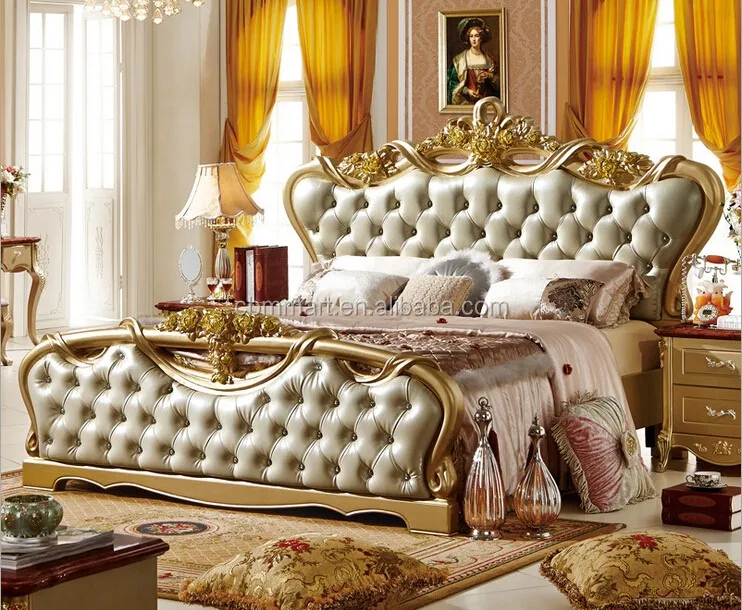 Luxury European style king size bed 0409-312