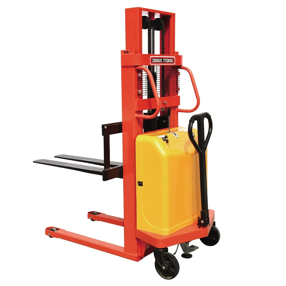 2019 the newest ce and iso certificated semi-electric stacker